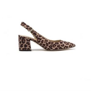 Nine west Tan Leopard Thia Slingback Pump